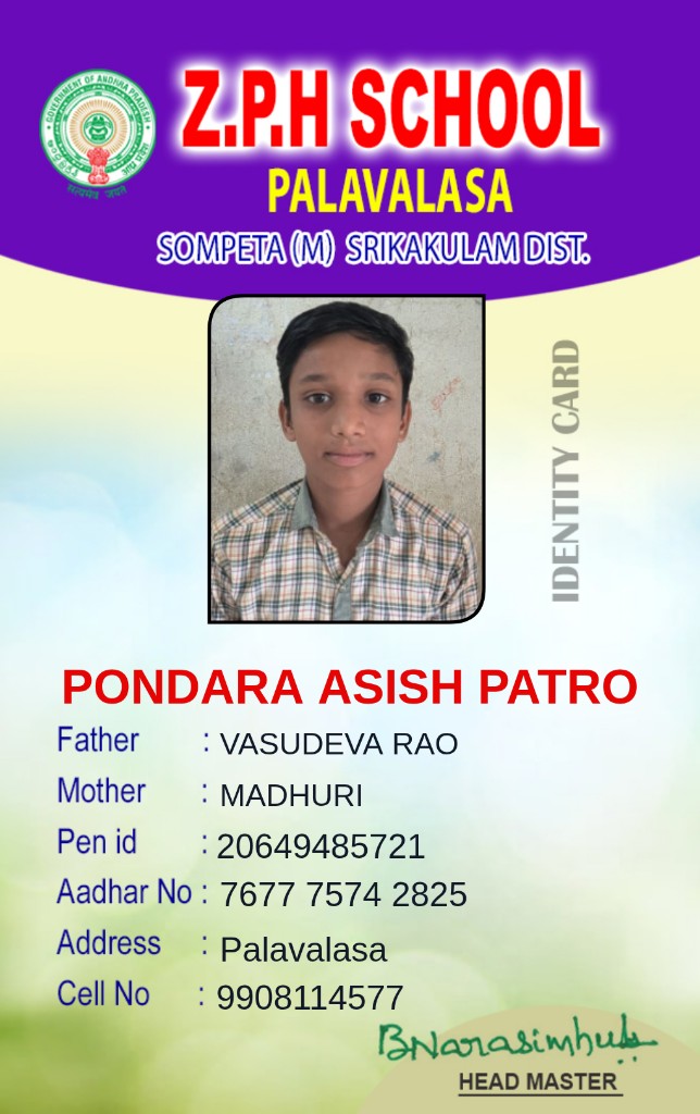 Z.P.H School, Palavalasa